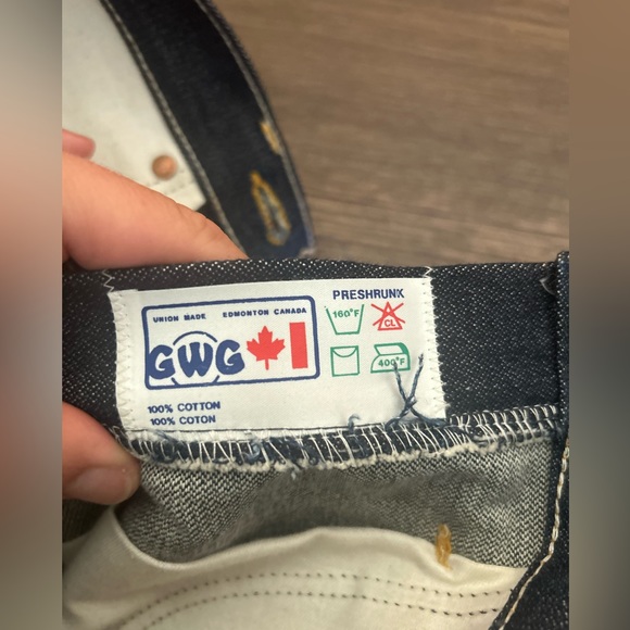 Vintage •. Cropped Wide Leg Jeans - Picture 5 of 12